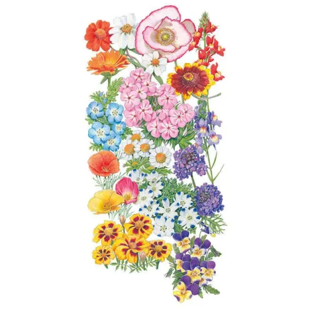 Epic Gardening Three-Season Bloom Flower Mix Seeds