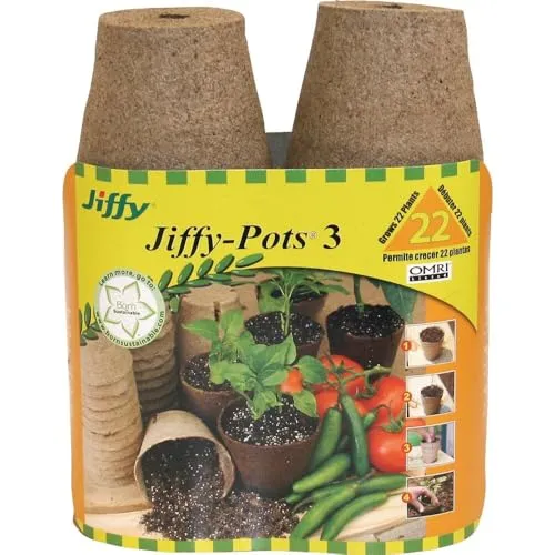 Jiffy Biodegradable Peat Pots