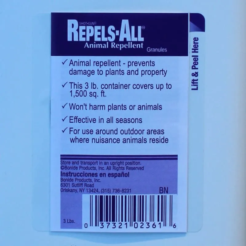 Bonide Repels All Animal Repellent Granules 3 LB Natural