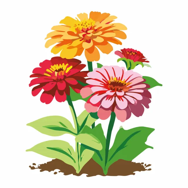 Epic Gardening State Fair Mix Zinnia Flower Seeds