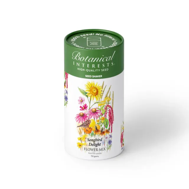 Epic Gardening Songbird Delight Flower Mix Seed Shaker for Birds